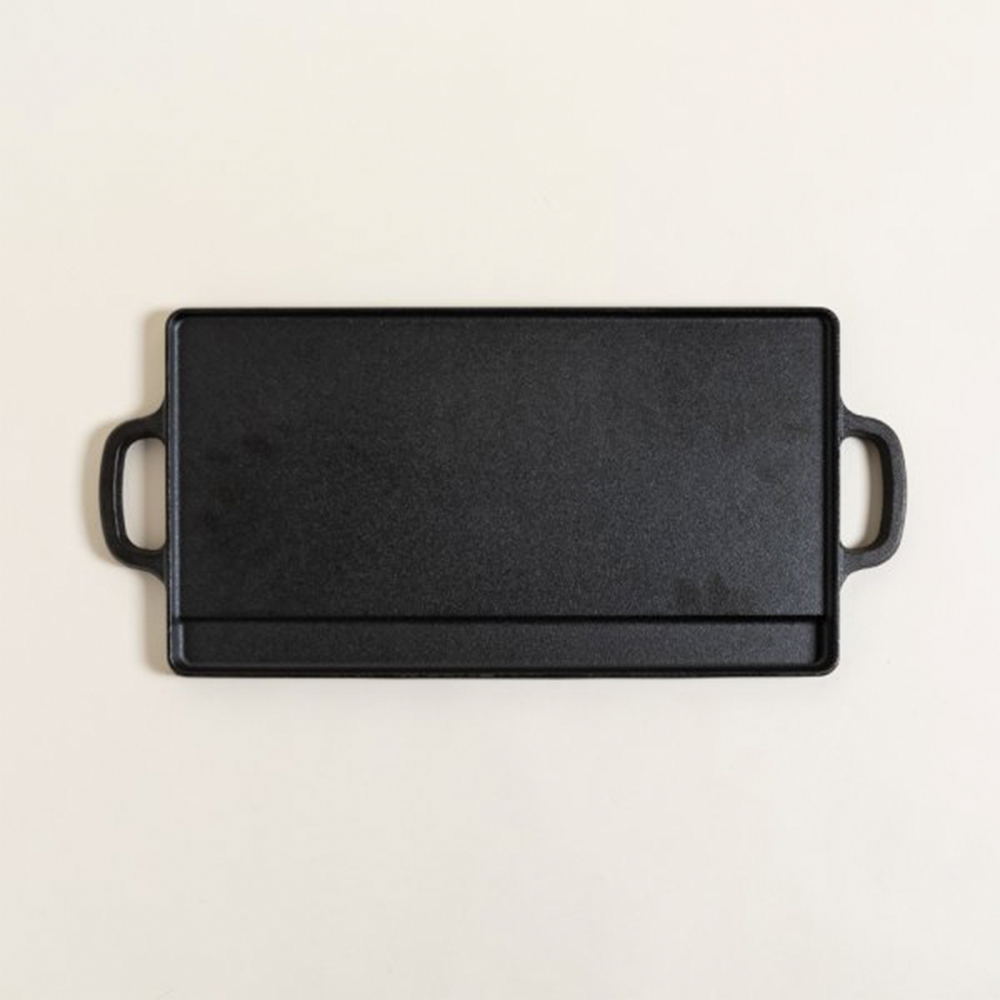 PLANCHA FUNDICION DOBLE USO 42,5X23,5 CM