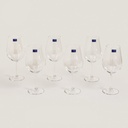 SET X 6 COPAS DE CRISTAL DE BOHEMIA SARAH 690 ML