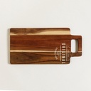 TABLA CON MANIJA DE ACACIA ORIGINAL 40X20X1,5 CM