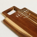 TABLA CON MANIJA DE ACACIA ORIGINAL 40X20X1,5 CM