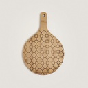 TABLA BAMBOO IRREGULAR DISEÑO TREBOL 43.5X28X1.2CM