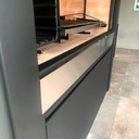 Cerramiento kit guillotina más bajo parrilla y faldón 180 - en stock