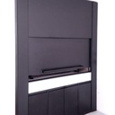Cerramiento kit guillotina con bajo parrilla y faldón 220 - en stock