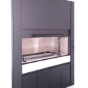 Cerramiento kit guillotina con bajo parrilla y faldón 220 - en stock