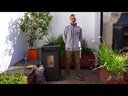 Calefactor alto rendimiento, estufa, a pellets Klima - Öfen