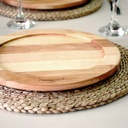 Plato de madera Mesopotamia 28 cm - Herencia Grill