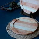 Plato de madera Mesopotamia 28 cm - Herencia Grill
