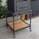Horno de calor envolvente 90 con carro - Ñuke