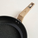 MIS044 Sartén en acero con mango de silicona