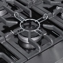 COCINA INDUSTRIAL CON PUERTA DE ACERO Y 6 HORNALLAS 76CM