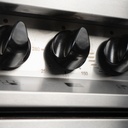 COCINA INDUSTRIAL CON PUERTA DE VIDRIO Y 6 HORNALLAS 76CM