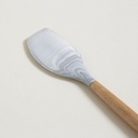 Espátula de silicona símil mármol con mango de madera 31cm