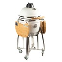 Parrilla horno Kamado "ASADOR PORTEÑO, Blanco" - Kamado Argentino