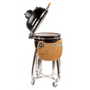 Parrilla horno Kamado "ASADOR PORTEÑO, Negro" - Kamado Argentino