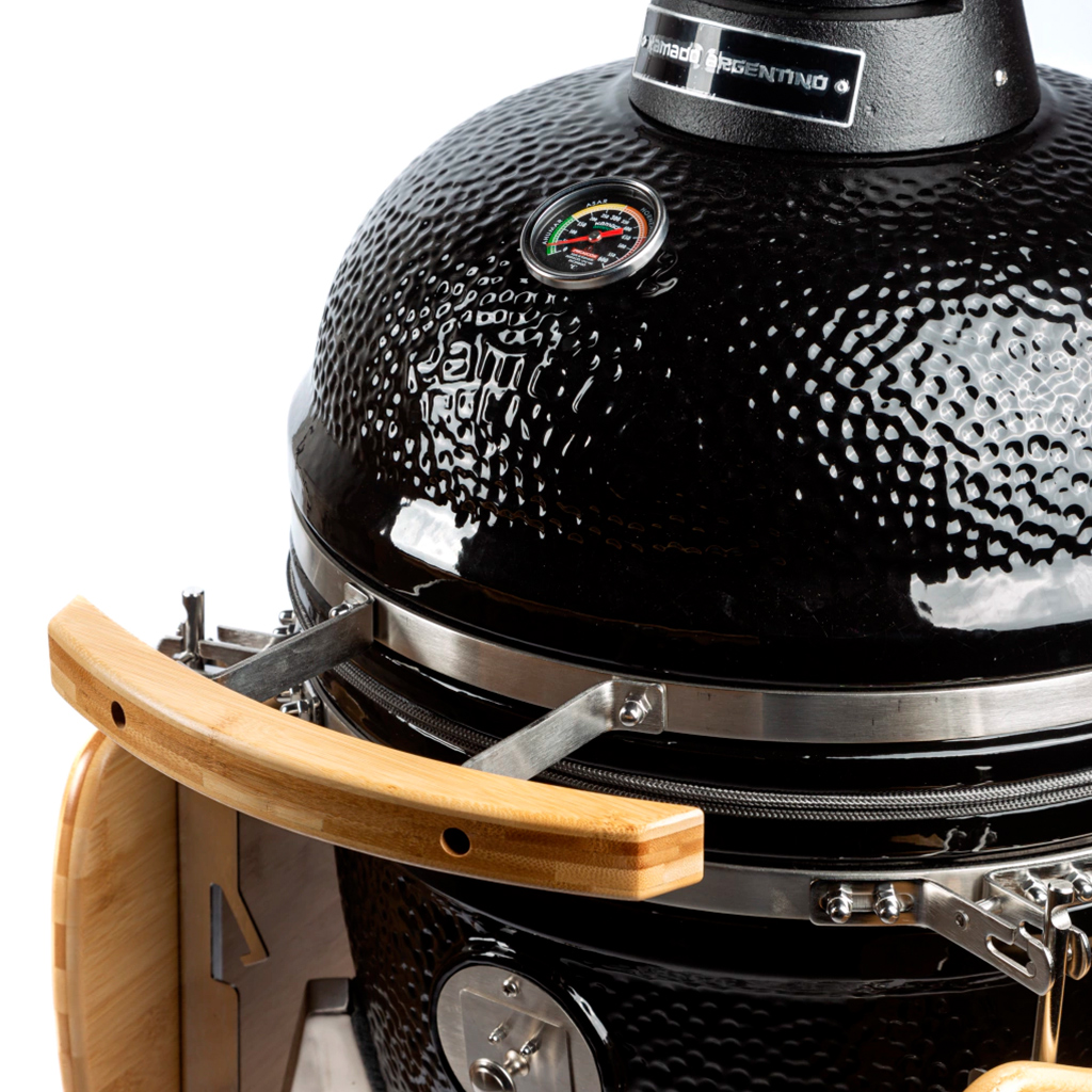 Parrilla horno Kamado "ASADOR PORTEÑO, Negro" - Kamado Argentino