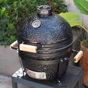 Parrilla horno Kamado "PAMPERO MINI, Negro" - Kamado Argentino