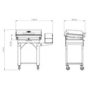 Parrilla a Carbon Mini Shark Pro - Argrill