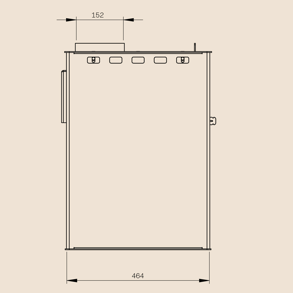 Calefactor a leña Euca S8 - Vule