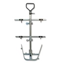 Asador Cruz - Estaca hierro 110 cm