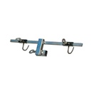 Asador Cruz - Estaca hierro 110 cm