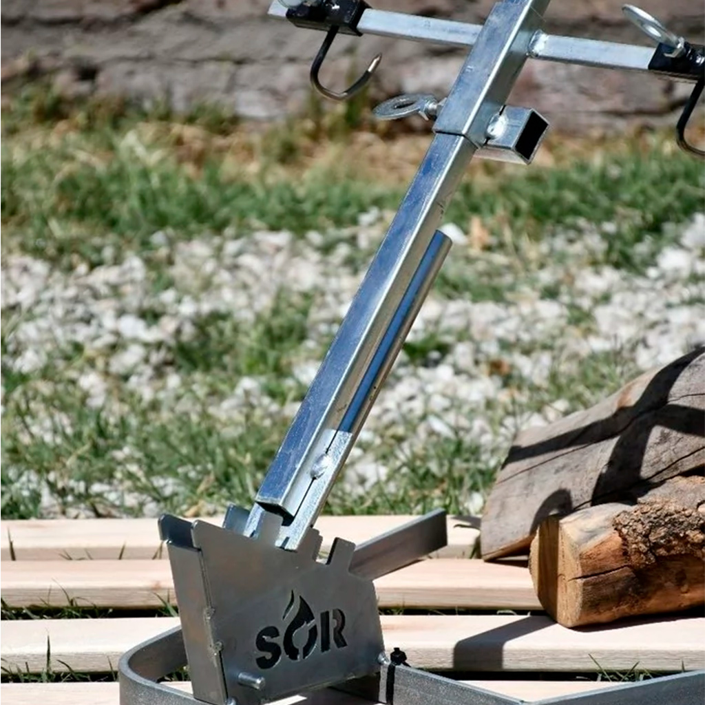 Asador Cruz - Estaca hierro 110 cm