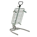 Asador cruz - Estaca libro hierro 45 x 30