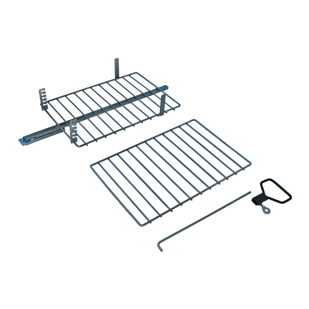 Asador cruz - Estaca libro hierro 45 x 30