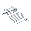 Asador cruz - Estaca libro hierro 45 x 30