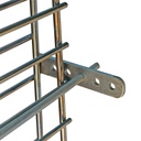 Asador cruz - Estaca libro hierro 45 x 30