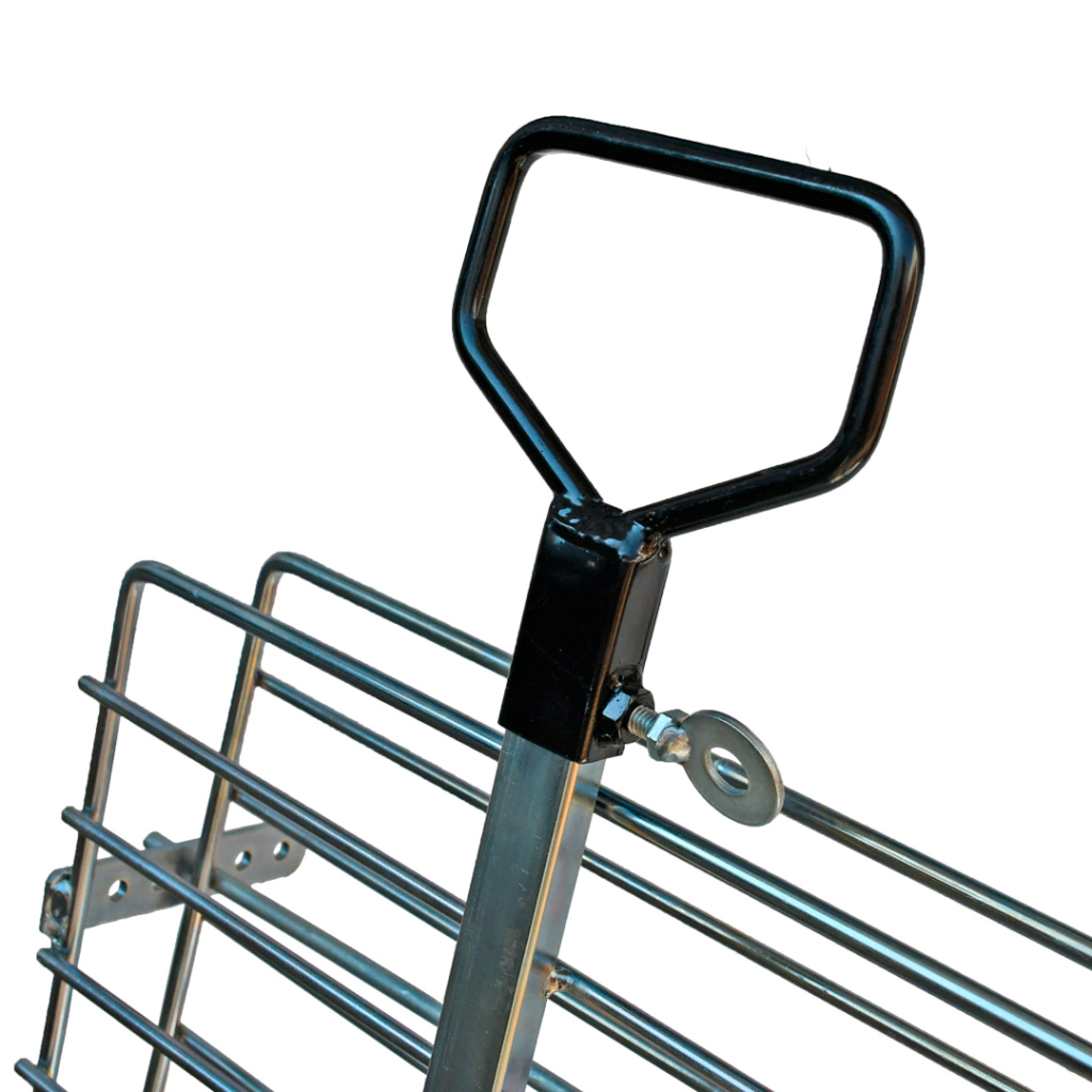 Asador cruz - Estaca libro hierro 45 x 30