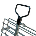 Asador cruz - Estaca libro hierro 45 x 30