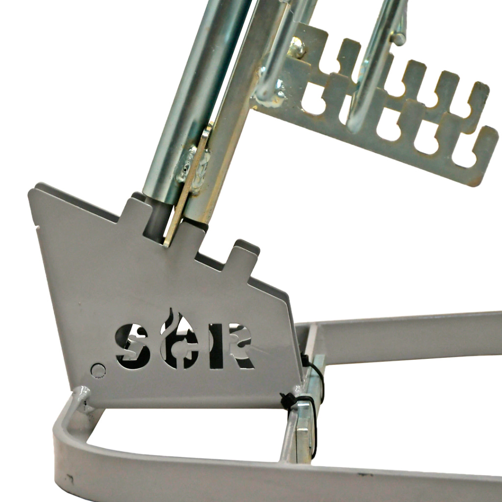 Asador cruz - Estaca libro hierro 45 x 30