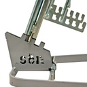 Asador cruz - Estaca libro hierro 45 x 30
