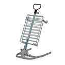 Asador cruz - Estaca libro hierro 60 x 40