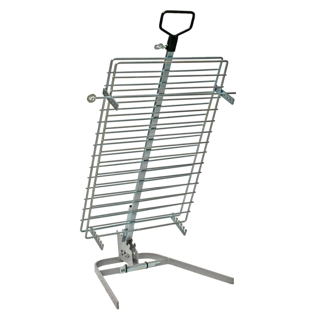 Asador cruz - Estaca libro hierro 75 x 50