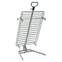 Asador cruz - Estaca libro hierro 75 x 50