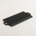 Plancha fundición doble uso 42,5x23,5 cm