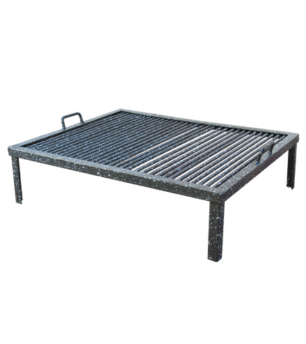 [AG086] Parrilla portátil de Pie Hierro 60 x 50