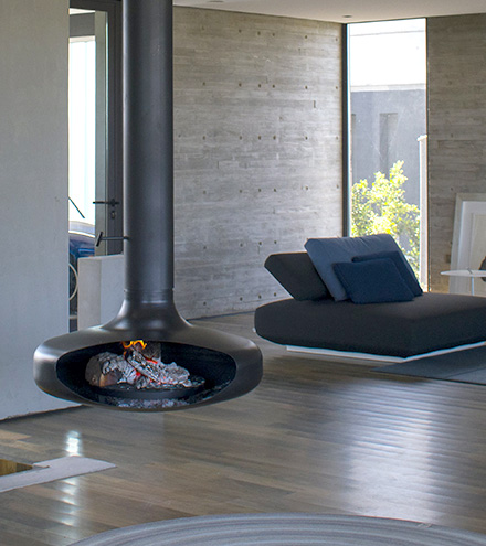 [ASH120] Chimenea colgante giratoria Rotoashwood - Ashwood