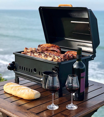 [ISI005] Parrilla a gas portátil nano negra