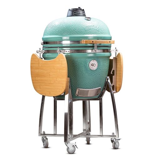[KAMA055] Parrilla horno Kamado "GRAN ASADOR CRIOLLO, Turquesa" - Kamado Argentino
