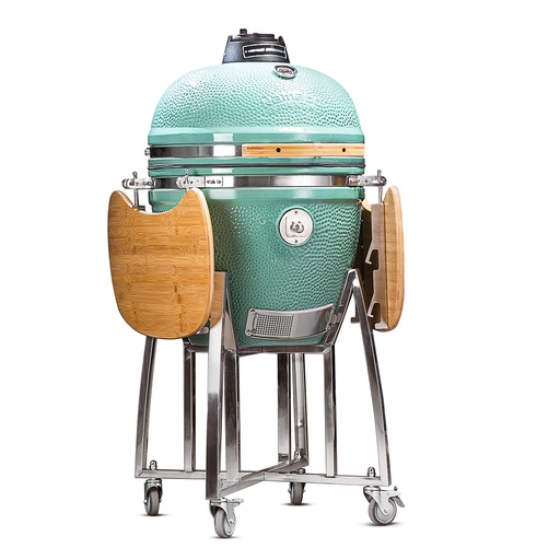 [KAMA057] Parrilla horno Kamado "ASADOR CRIOLLO, Turquesa" - Kamado Argentino