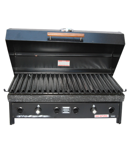 [LOU008] Parrilla a gas Lou 80, con tapa
