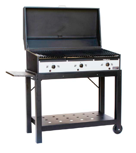[TAS014] Parrilla a gas Ponderosa 100 con tapa y carro 