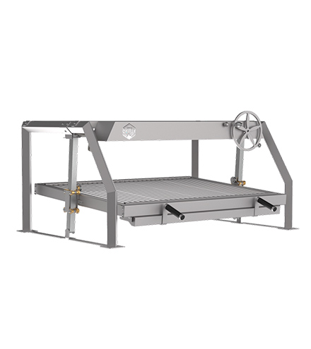 [BID003] Parrilla Grill Pro 650, 5 módulos Inox - Fuego Criollo