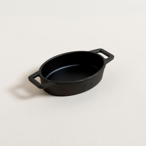 [MIS021] Fuente oval fundición 17x12 cm