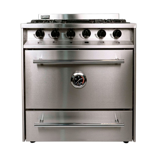 [KOK015] Cocina industrial con puerta de acero y plancheta 76cm - Kokken